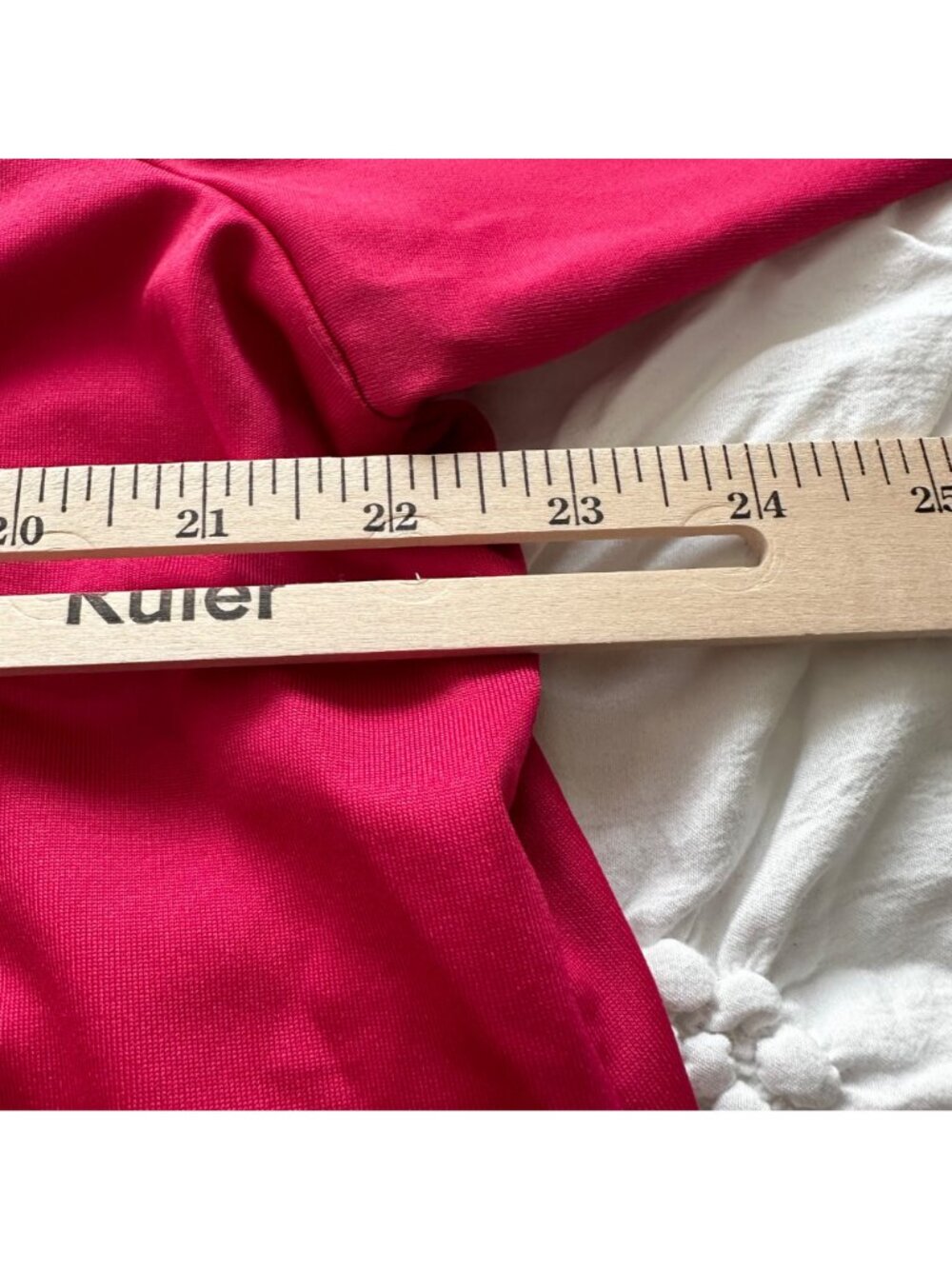 Susan Graver Women's Liquid Knit Hot Pink 3/4 Sleeve w/Button Detail 2X Travel - Picture 7 of 11